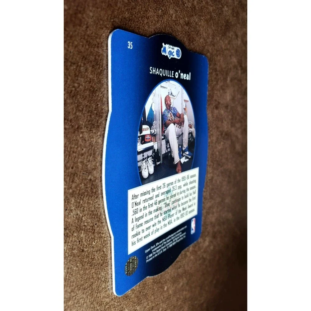 1996 Upper Deck SPx SHAQUILLE O'NEAL HOLO  Die Cut Insert Card #35 ORLANDO MAGIC